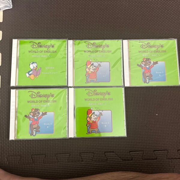ディズニー英語システム ワールドファミリー CD5枚セット未開封 ディズニー