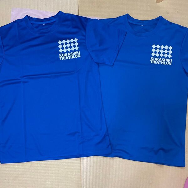 倉敷トライアスロン Tシャツ 青