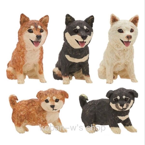 全5種 コンプリート はしもとみお犬の彫刻 はしもとみお 犬の彫刻 いぬ イヌ 犬 柴犬 ガチャ フィギュア