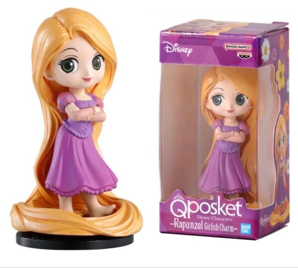 ラプンツェル 1種 Qposket2 キューポスケット ガチャ フィギュア 塔の上のラプンツェル ディズニー ミニチュア