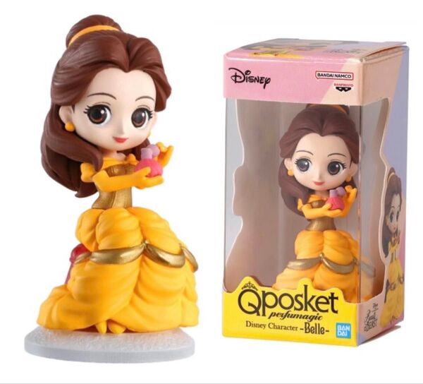 ベル 1種 Qposket2 キューポスケット ガチャ フィギュア 美女と野獣 ディズニー ミニチュア カプセルトイ