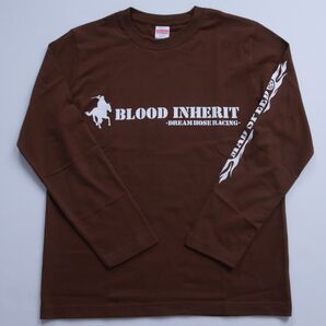 新品※現品限り【MADSPEED】趣味Tシャツ 長袖 競馬 サラブレッド ブラウン XLサイズ