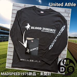 【MADSPEED】趣味Tシャツ 競馬 サラブレッド ブラック L(NEWロゴ)