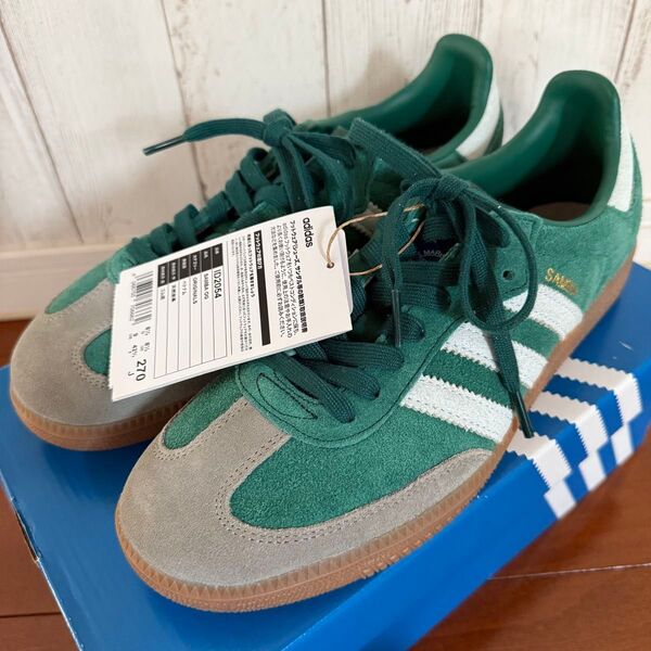 【新品未使用】adidas SAMBA OG CALLEGE GREEN サンバ グリーン アディダス 27cm