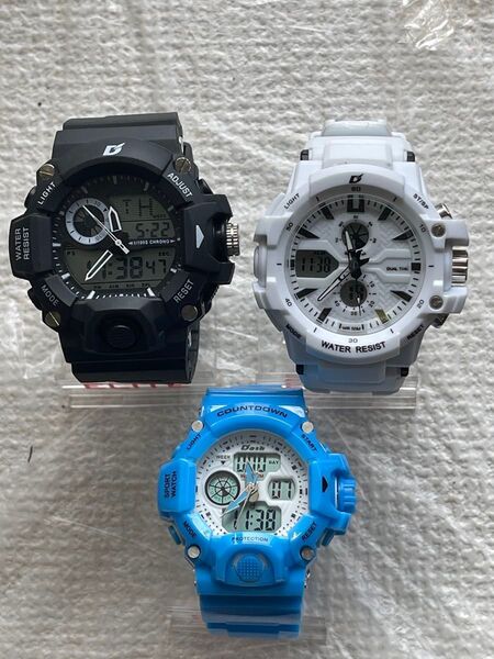 デジアナ腕時計セットジャンク品