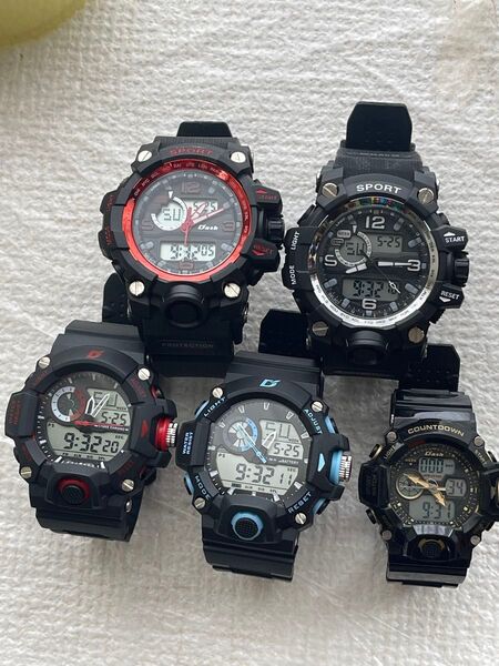 デジアナ腕時計セットジャンク品