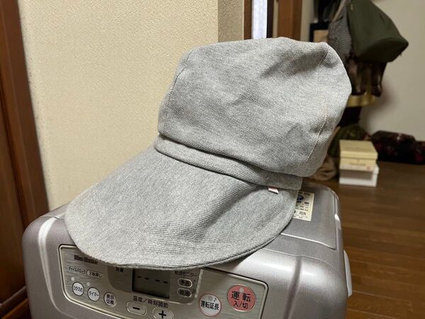 キャスケット UV 日除け グレー 帽子 ハット