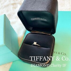 TIFFANY Tiffany platinum diamond ring 7 number judgment document 