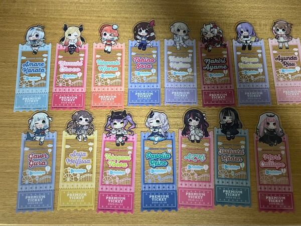 ホロライブ ブックマークコレクション ダイカットステッカー ミニ封筒