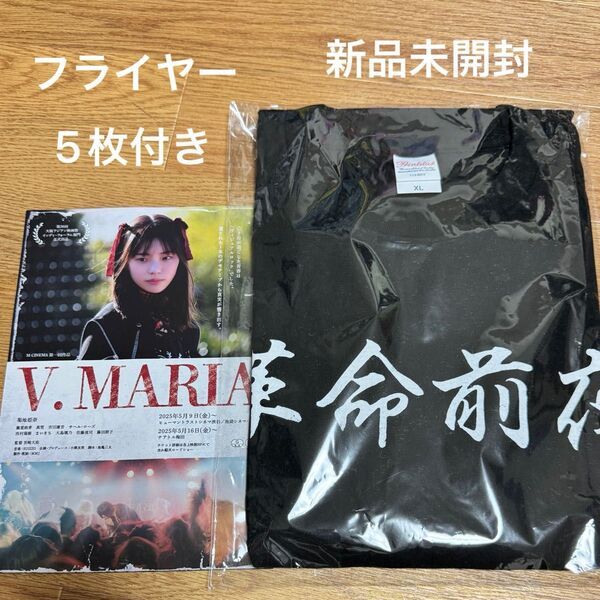 主演 菊地姫奈 V.MARIA 映画 劇場限定 Tシャツ フライヤー5枚 公式グッズ 数量限定 Vマリ ミニシアター 初主演記念