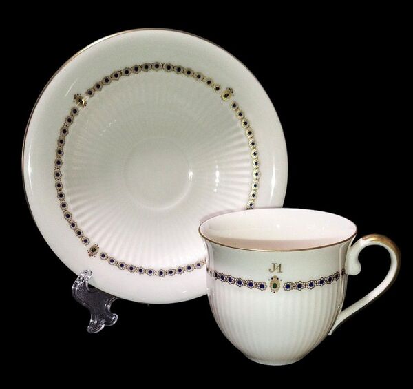 C56 jun ashida 前畑陶器 未使用品 カップ&ソーサー 芦田淳 コーヒーカップ ティーカップ