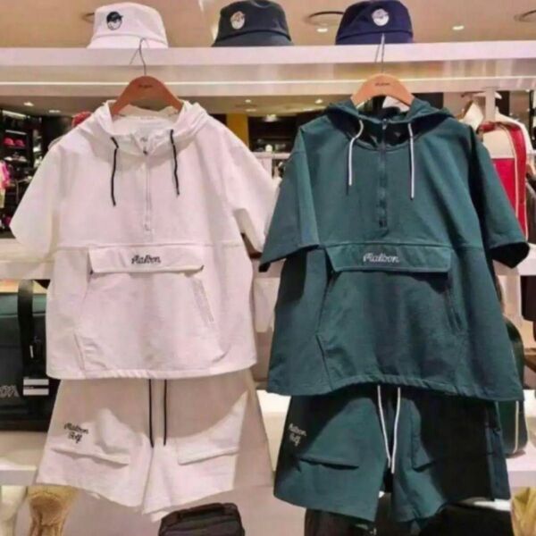 マルボンゴルフ レディース パーカー ショートパンツ セットアップ 2点セット