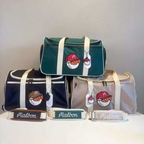 マルボンゴルフ ボストンバッグ シューズケース Malbon ダッフルバッグ MALBON