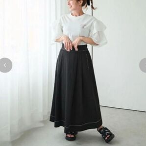 しまむら 辻希美 アンジュシャルム スカート sサイズ 新品未使用 黒