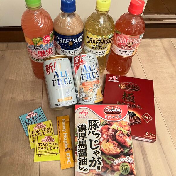 クラフトボス サントリー オールフリー 味の素 等 食品 飲料 まとめ売り 調味料 カップヌードル