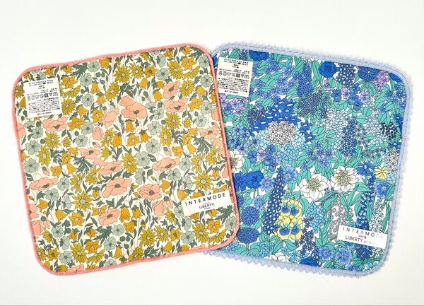 新品 リバティ ミニタオルハンカチ 2枚セット LIBERTY インターモード川辺