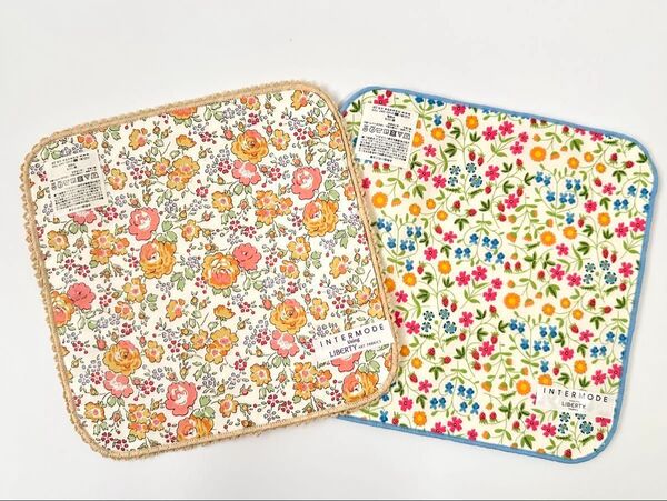 新品 リバティ ミニタオルハンカチ 2枚セット LIBERTY インターモード