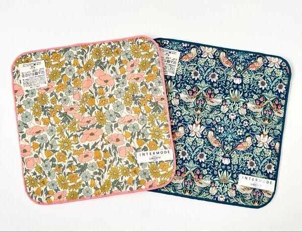 新品 リバティ ミニタオルハンカチ 2枚セット LIBERTY インターモード川辺