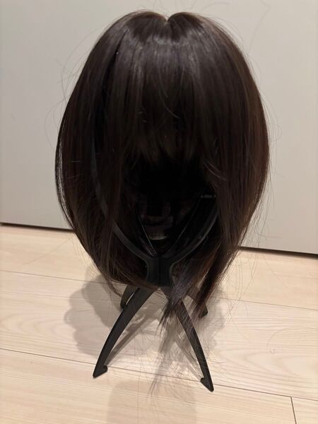 人毛 フルウィッグ 自然 ボブ