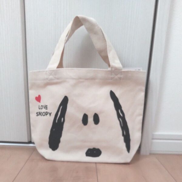 【新品】キャラクター SNOOPY スヌーピー ミニトートバッグ バッグ お散歩 ミニトートバック トートバッグ