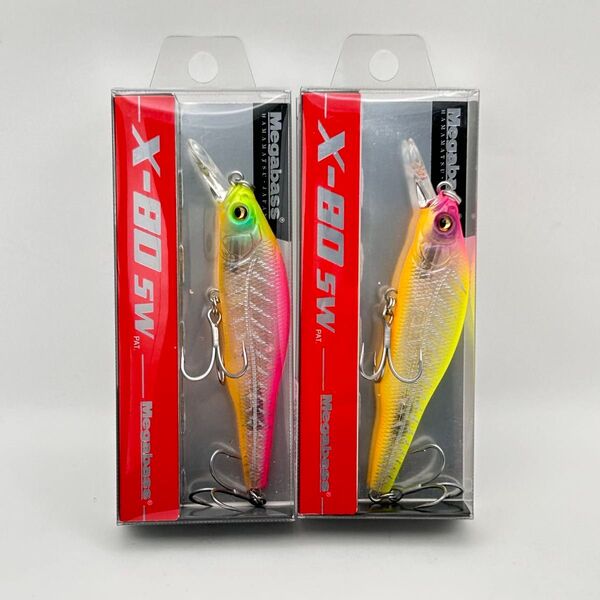 メガバス X-80 SW 限定カラー GP SUNRISE BONE & GP SUNSET BONE ハチマル MEGABASS