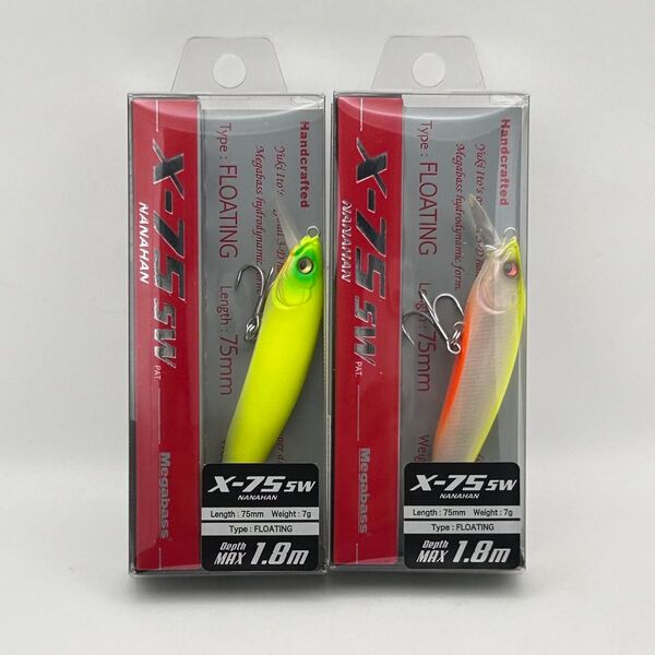 メガバス X-75 SW DO CHART & PM CHART BACK MEGABASS 2025年新商品 ナナハン X75