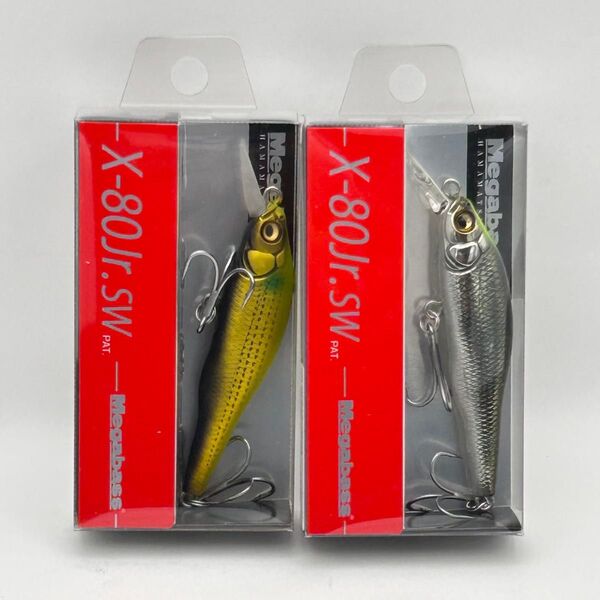 メガバス X-80 Jr SW 限定カラー 2個セット 未開封ハチマル MEGABASS SP-C X80 ジュニア シーバス