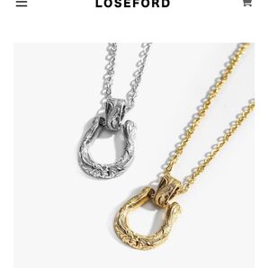 LOSE FORD ネックレス ハワイアン ホースシュー ネックレス アクセサリー サージカルステンレス