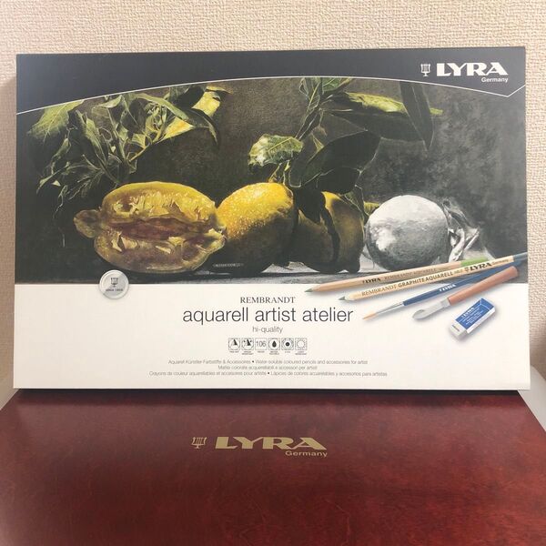 水彩 色鉛筆 LYRA リラ アクアレル ウッドボックス 72色 96本 アソートセット
