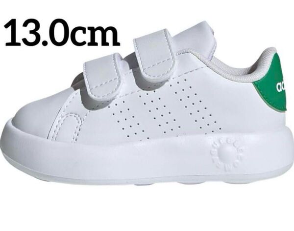 adidas スニーカー 13.0cm グリーンホワイト
