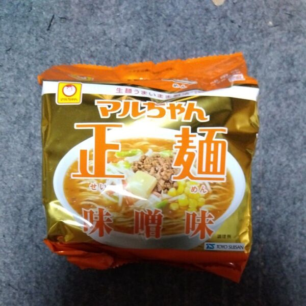 マルちゃん正麺 味噌味 (108g×5食)
