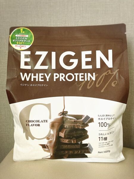 【新品未開封】EZIGEN イジゲン ホエイプロテインパウダー 1kg チョコレート風味