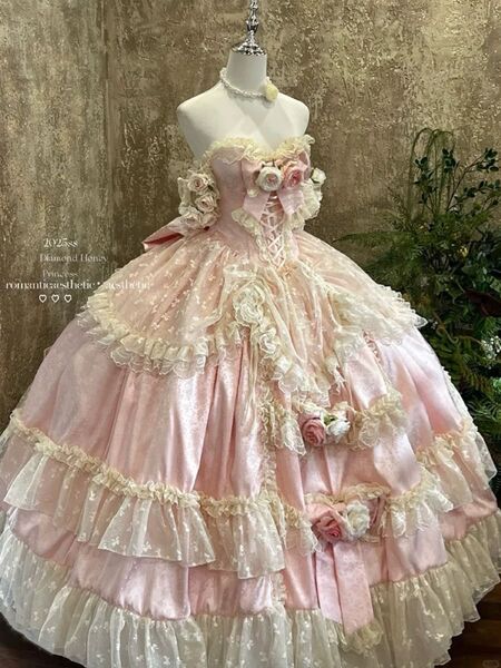 【新品】ピンク ロリータドレス