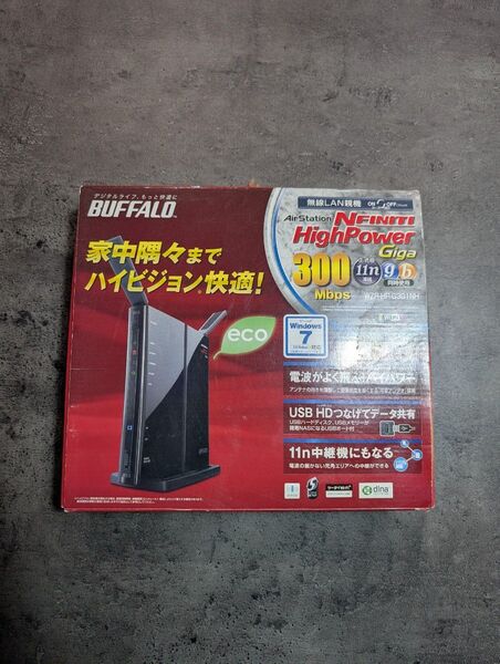 BUFFALO 無線LAN親機 AirStation WZR-HP-G301NH