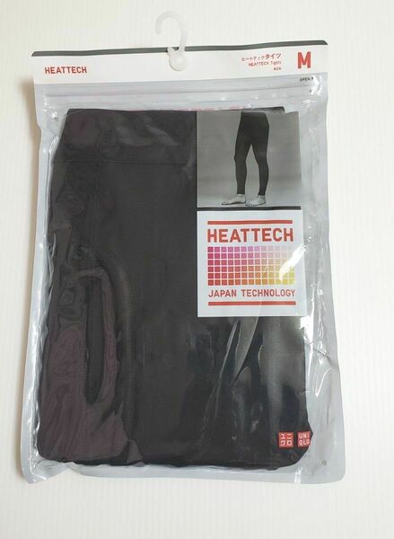 新品 未開封 メンズ UNIQLO ヒートテック タイツ ユニクロ Mサイズ ブラック 黒 防寒 紳士 肌着