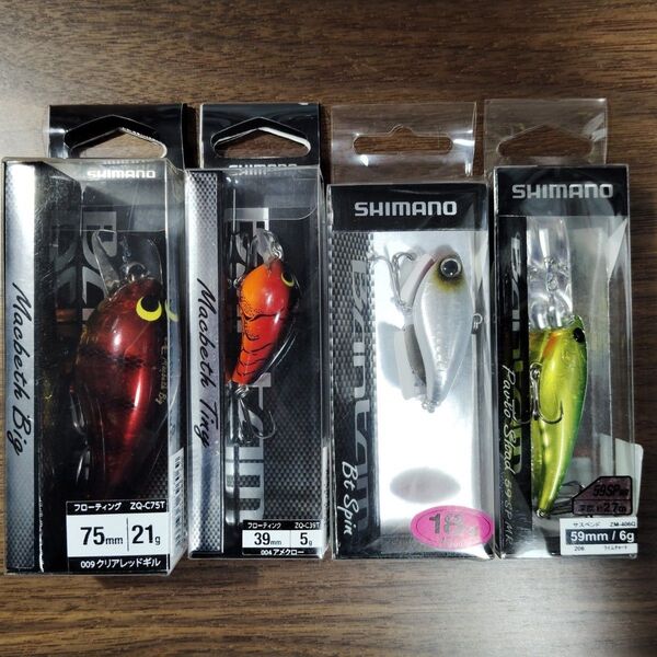 ④ シマノ ルアー Macbeth Big 他 4点セット