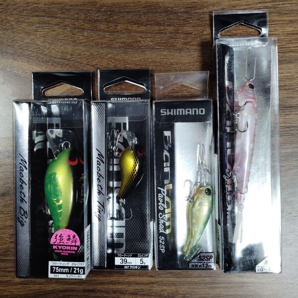 ⑧ シマノ ルアー 4個セット Macbeth 他