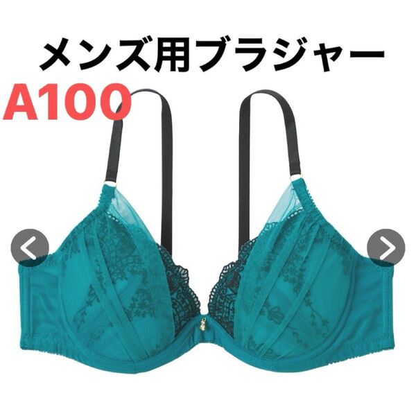 A100 クラシカルアーチ刺繍MTFブラジャー 男性体型用ブラジャー トランスジェンダー メンズ用ブラジャー