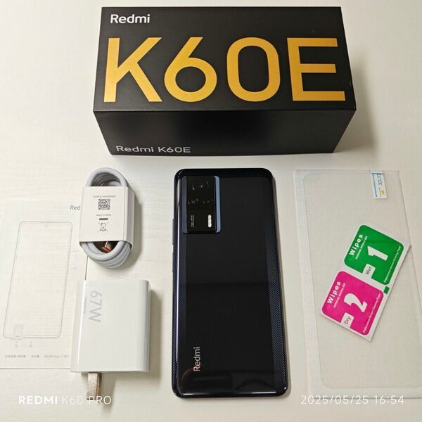 【超希少】Redmi K60E 8GB 256GB ブラック 美品 おまけ付き Googleフォト容量無限