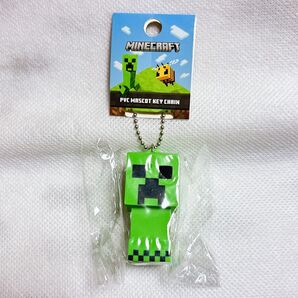 未使用 マインクラフト PVCマスコットキーチェーン クリーパー