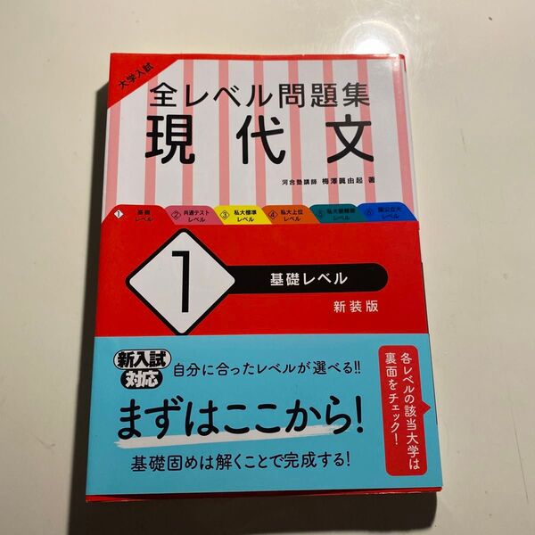 「大学入試 全レベル問題集 現代文 1 基礎レベル」新装版