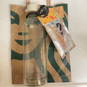 新品未使用★コインケース&ステッカー付き! スターバックス ジョイパックウォーターボトル ベージュ710ml