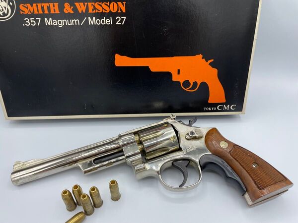 未発火 東京CMC S&W .357 マグナム M27 6インチ SMG刻印 モデルガン