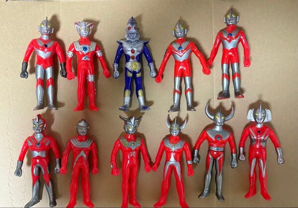 当時物 ウルトラマン ソフビ ポピー キングザウルス シリーズ 11体セット