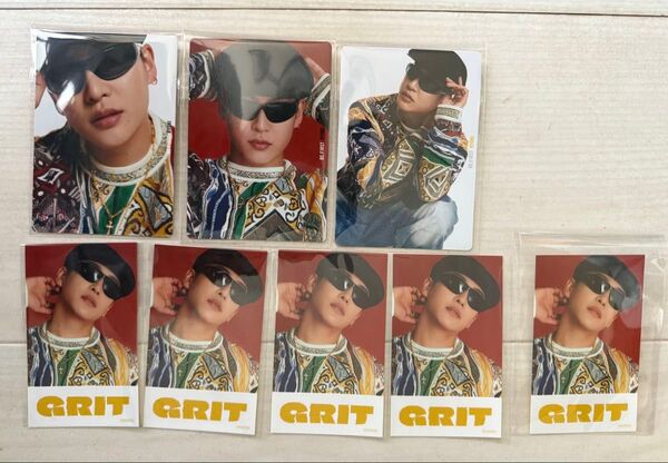 BE:FIRST GRIT リョウキ トレカABC + 外付け特典 スマホサイズステッカー 5枚セット