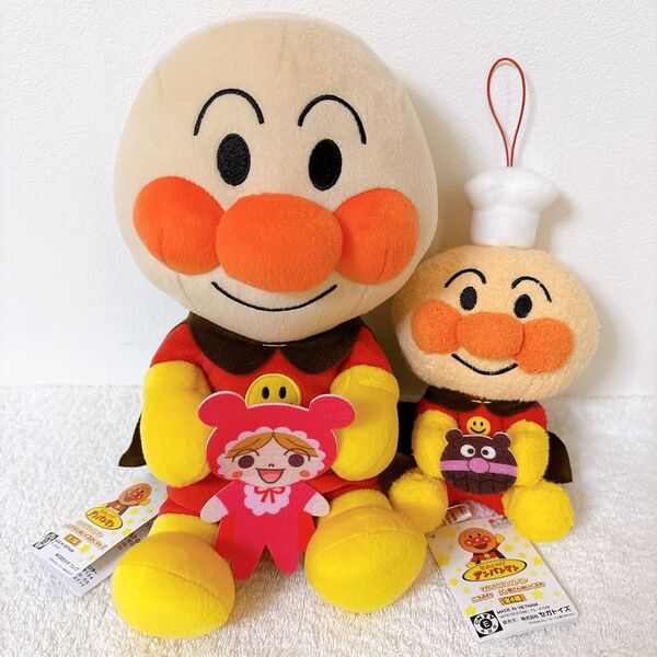 それいけ!アンパンマン ぬいぐるみ みんななかよしぬいぐるみL&ころふわ パン屋さんぬいぐるみ 2個セット・
