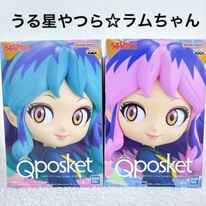 【ラム】うる星やつら アニメver. LUM Qposket フィギュア A&B 2箱セット ラムちゃん制服ver.(z