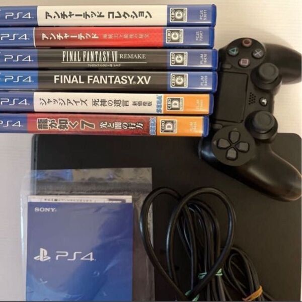 PlayStation4 + ソフト6本 (CUH-2200AB01)