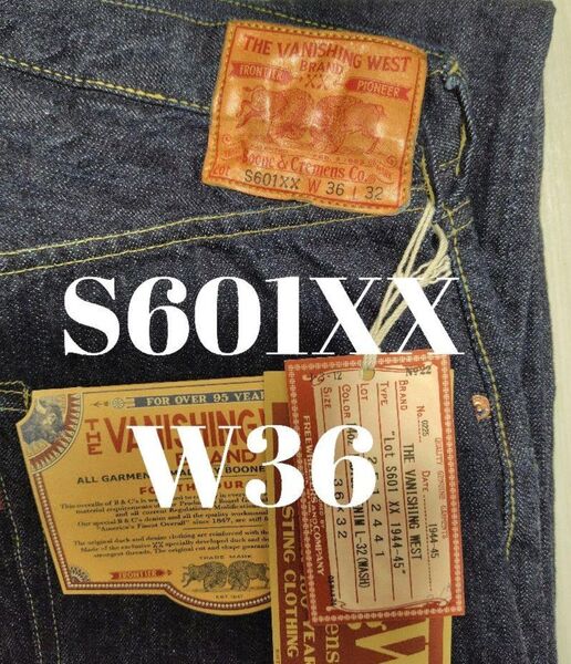 新品未使用 W36 S601XX フリーホイーラーズ 大戦中期 デニム パンツ ジーンズ
