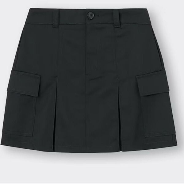 GU カーゴミニスカート ブラック S